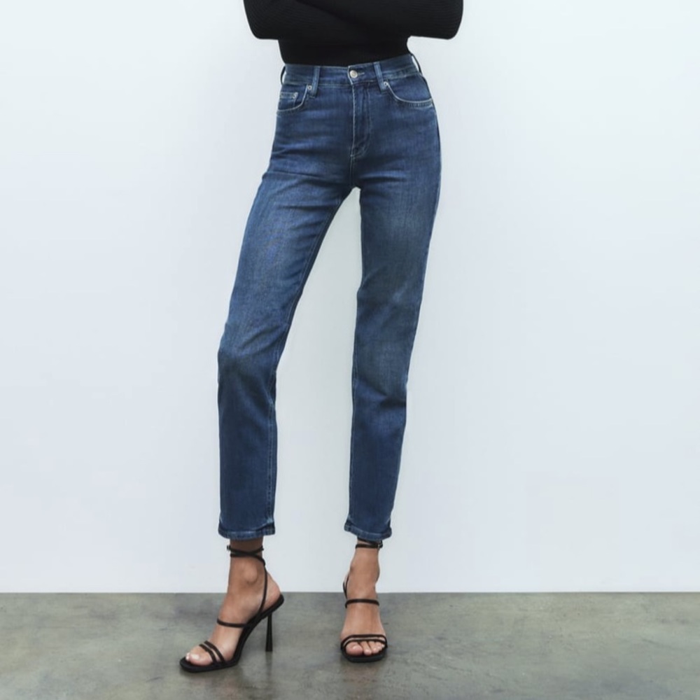 Zara The Slim Cropped Jeans Size 4/36